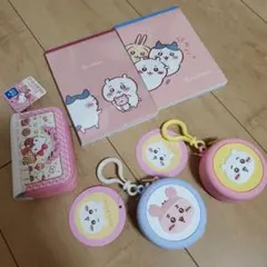 新品タグ付き　ちいかわ　文具　5点セット　まとめ売り　うさぎ　ハチワレ キティ