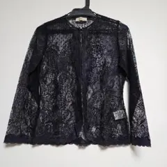 Zelal ブラックレースカーディガン Mサイズのサムネイル