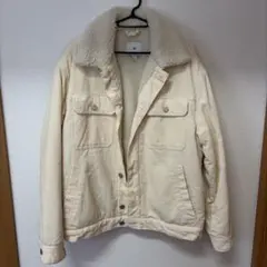 【H&M】 コーデュロイボアアウター(サイズ：S)