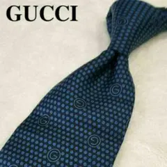✨美品✨ 旧タグ GUCCI ネクタイ シルク100% GG柄 ツヤ 水色 - メルカリ