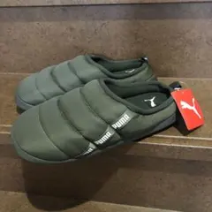 PUMA オリーブグリーン スリッポン スカッフ　新品タグ付き
