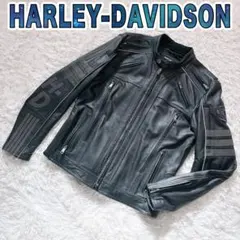 希少美品　ハーレーダビッドソン　シングルライダースジャケット　ホースハイド　黒 中古・古着通販】HARLEY-DAVIDSON (ハーレーダビッドソン) ホース