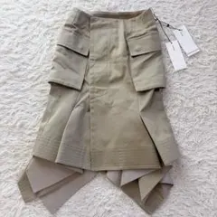 美品　sacai 2024年　Cotton Chino Skirt ベージュのサムネイル