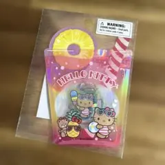 正規品★サンリオ 夏シール ハローキティ 日焼けキティ ホログラム ステッカー