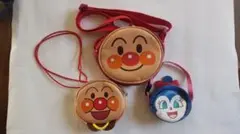 アンパンマン コキンちゃん ポシェットポーチ 3個セット