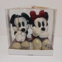 4℃ ディズニー ミッキー＆ミニー ぬいぐるみ マスコットのサムネイル