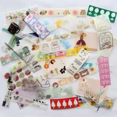 紙もの　マスキングテープ　ラベラー　付箋　おすそ分けセット③　紙博