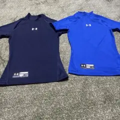 アンダーアーマー アンダーシャツ ネイビー ブルー YMD インナー