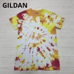GILDAN　ギルダン　 S/S-T　Tシャツ タイダイ柄　イエロー