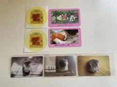 片岡メリヤス カードとシール