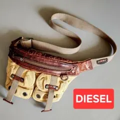 【Y2K 00s】DIESEL ボディバッグ・ショルダーバッグ 本革仕様