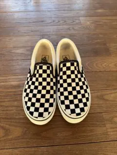vans チェッカー スリッポン