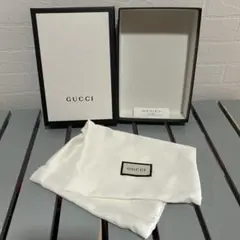 GUCCI グッチ 空箱（二つ折り財布用）／内袋付き　　パッケージのみ