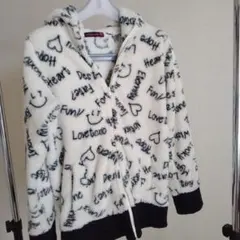 ラブトキ　アウター モコモコ　 フード付き　うさ耳　平成ギャル　y2k　M