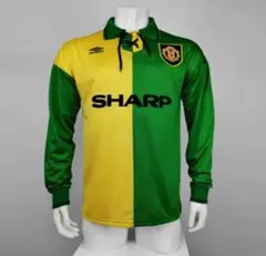 マンチェスターユナイテッド 92-94 アウェイ 長袖 SHARP レトロ XL