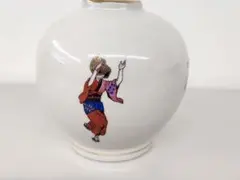 阿波おどり 陶器 壺 花瓶 花びん