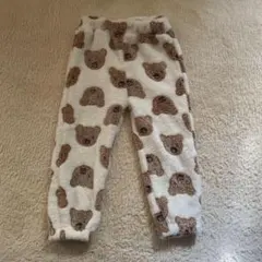 キッズ　子供服　モコモコ　パジャマ　クマ柄
