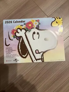 スヌーピー 2026年壁掛けカレンダー　ニッセイ