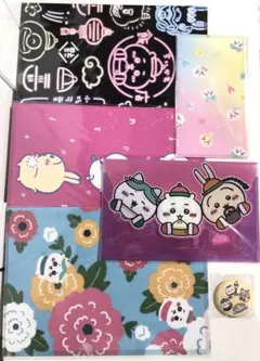 最終値下げ　新品　ちいかわ　クリアファイル　ノベルティ　ちいぽけ　缶バッジ