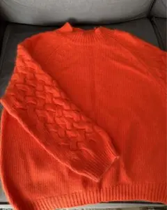 美品　phile オレンジ ニット　セーター