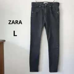 ★ZARA★ブラック デニム ストレート L
