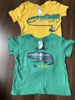 Carter's ベビー トップス 2枚セット ワニ柄のサムネイル