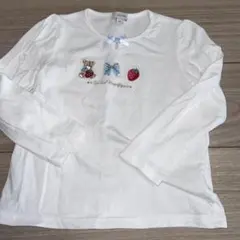 any FAM 刺繍長袖カットソー 110