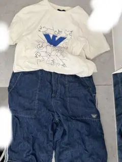 アルマーニ　ジュニア　Tシャツ　半ズボンセット