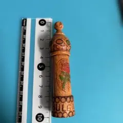 木製 置物 ブルガリア バラ柄