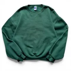 洋*様 90s Russell Athletic 無地スウェット 緑のサムネイル