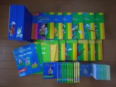 ディズニー英語システム　ステップバイステップDVD.CD絵本セット dwe