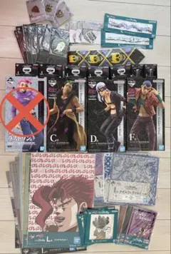 一番くじ「ジョジョの奇妙な冒険」暗殺者チームフィギュア3人&下位賞他まとめ売り