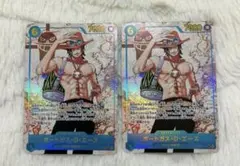 ポートガス・Ｄ・エース　 OP13-119 SEC★シークレット　パラレル　青