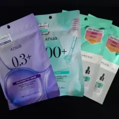 Anua 0.3+ & 100+ ７枚入＆PDRN