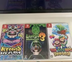 ルイージマンション3 マリオ＆ルイージRPG おすそわけるメイドインワリオ