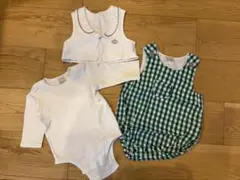80サイズベビー服3点セット　プティマイン他