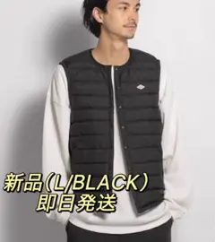 2025年最新】DANTON カラー：ブラック系 ダウンベスト・キルティング