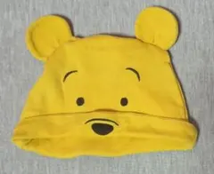 ユニクロ ベビー くまのプーさん なりきり帽子 ベビーキャップ 耳付き イエロー