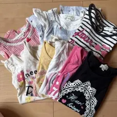 3can4on まとめ売り 半袖カットソーとワンピース 110cmのサムネイル