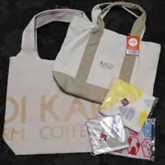 専用出品　カルディ　福袋バッグ&手ぬぐいエコバッグその①　他の方はご遠慮ください