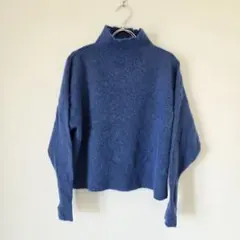 トップショップ レディース ブルー ハイネックセーター 【XS】 ニット