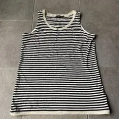 Discoat ストライプ タンクトップ L