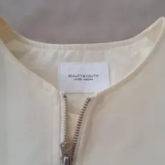 BEAUTY &YOUTH 　 MA-1 アウター　 キナリ　美品　M