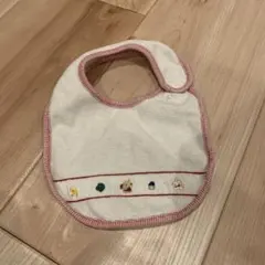 ファミリア　スタイ・よだれかけ 赤チェック