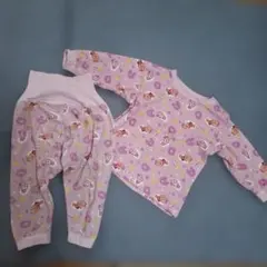 アンパンマン 長袖パジャマ 上下セット ピンク 95