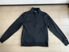 NIKE ダークグレー ハーフジップ トレーナー