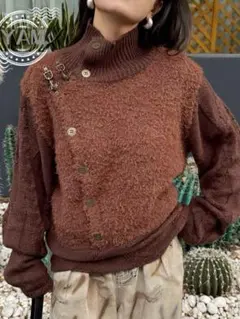 EMOBROTHER フェンシングジャケットウールセーター ニットセーター