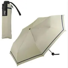 wpc　折りたたみ雨傘 BASIC FOLDING　ベージュシングルラインのサムネイル