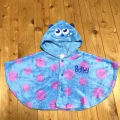 ディズニー　モンスターズ・インク サリー ポンチョ　フリース　70〜90cm