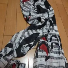 ロック調大判ストール新品のサムネイル